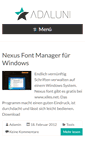 Mobile Screenshot of adaluni.de