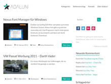 Tablet Screenshot of adaluni.de